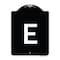 Signmission Sign with Letter E Heavy-Gauge Aluminum Architectural Sign, 24" x 18", BW-1824-22956 A-DES-BW-1824-22956 - alternate 1